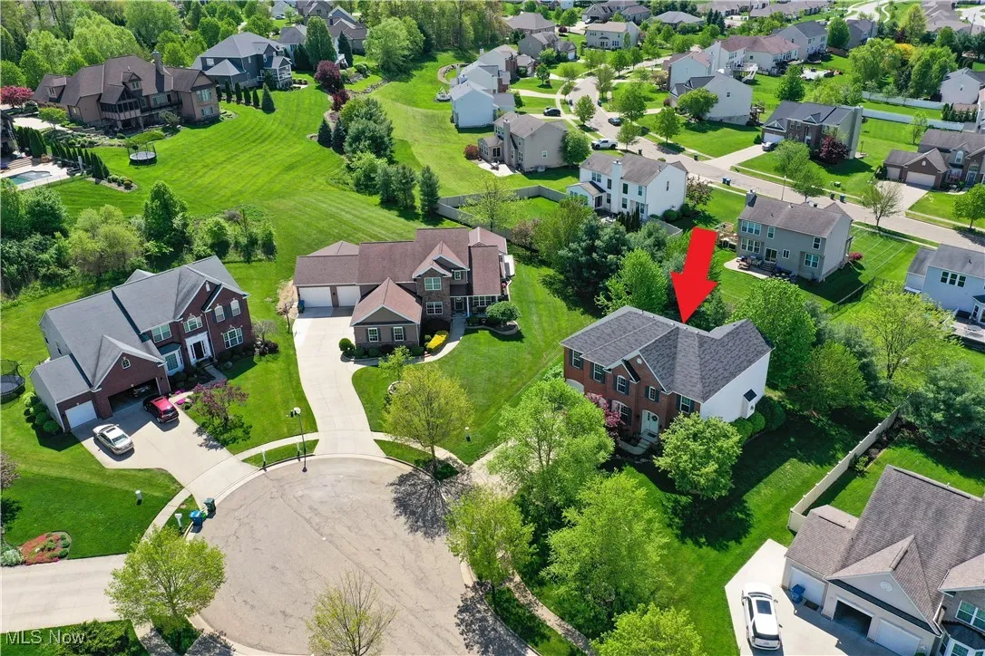 Bird's eye view featuring a residential view