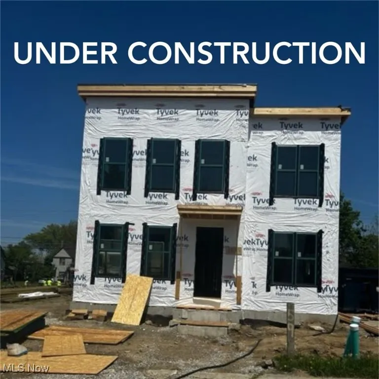 View of property in mid-construction