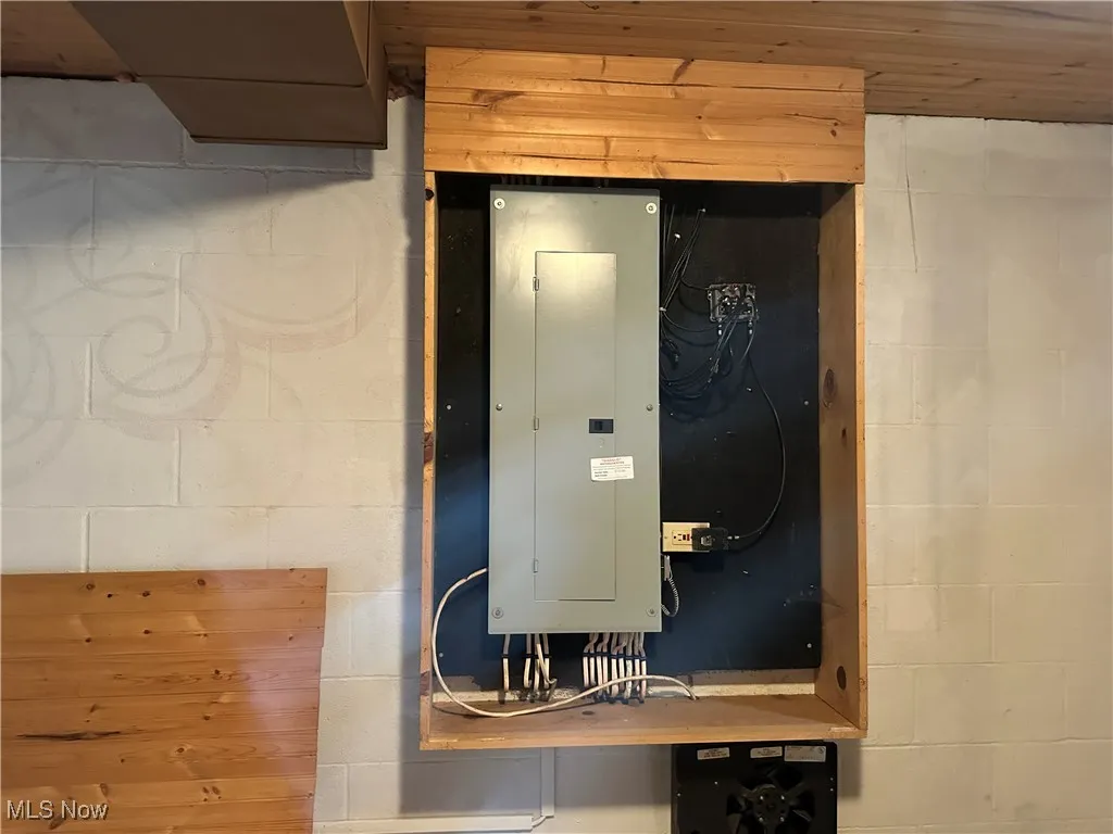 Utilities featuring electric panel