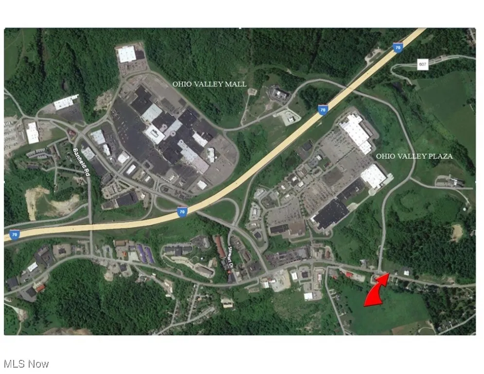 Aerial view surrounding area
