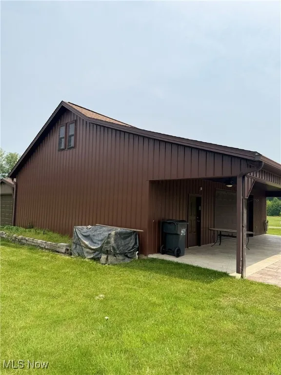 View of outdoor structure