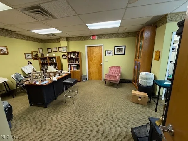 2nd floor office with full bath