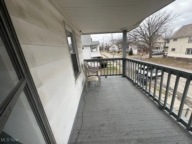 Balcony with a residential view