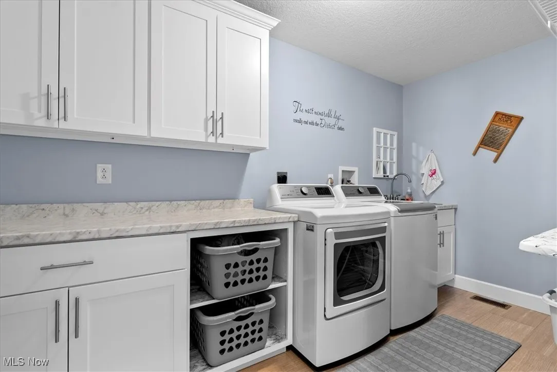 The laundry room completes the 1st floor