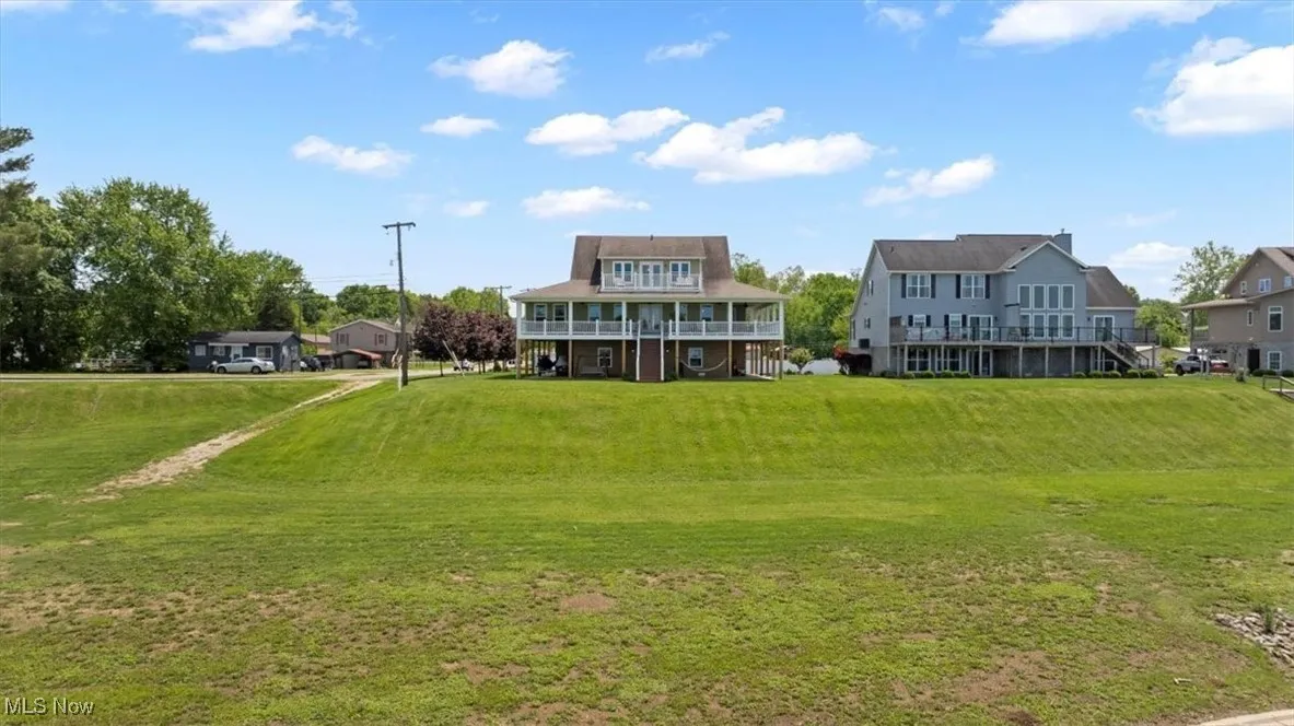 View of the house from the river
