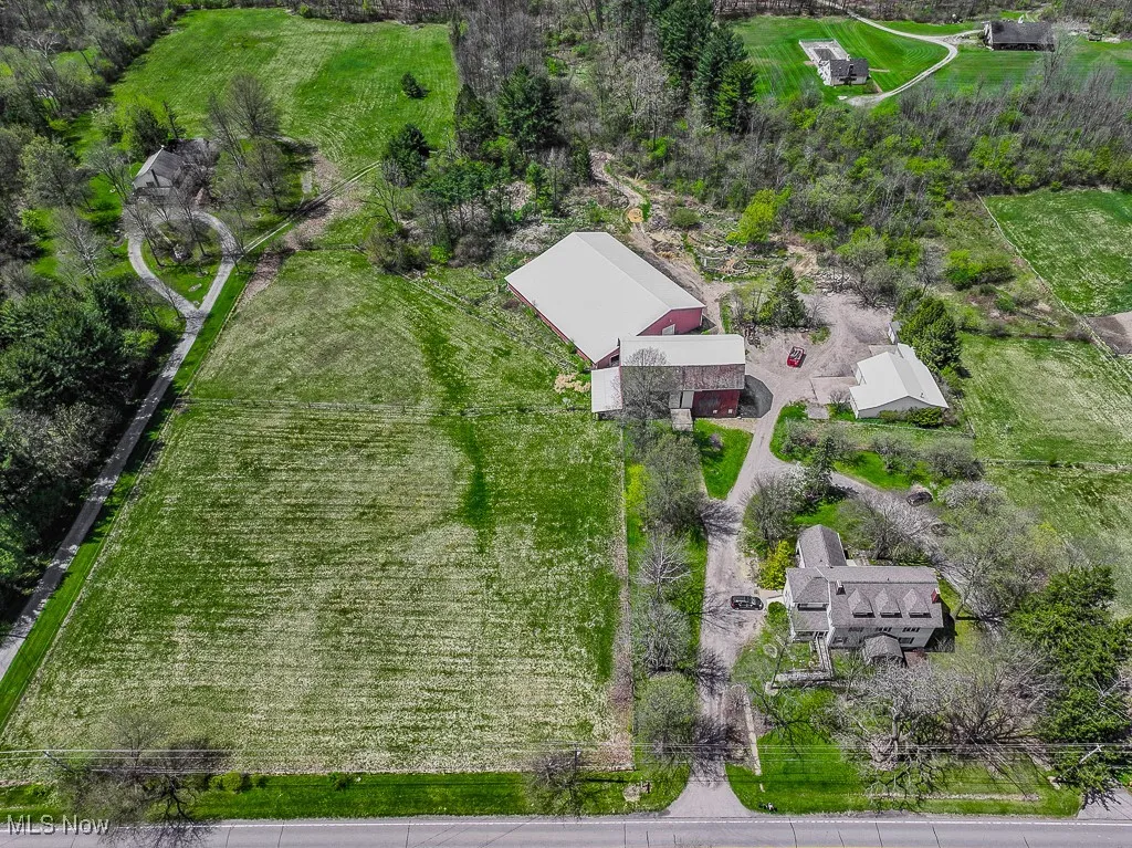 Combined parcels. House on left. Farm on right