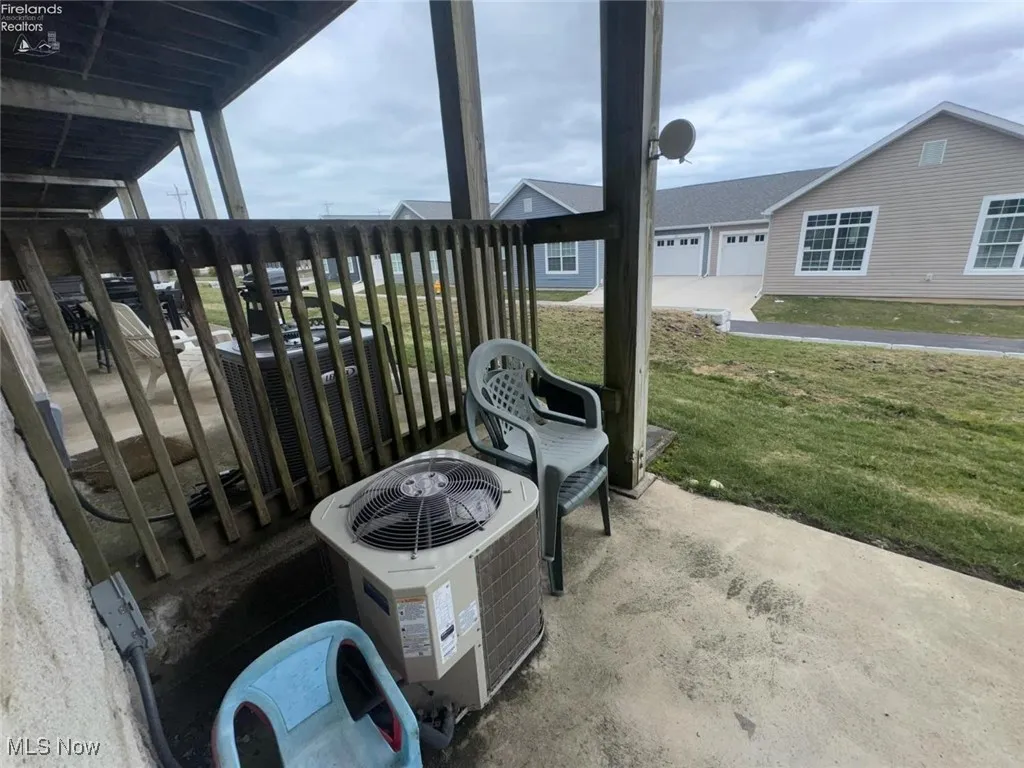 View of patio / terrace featuring central air condition unit