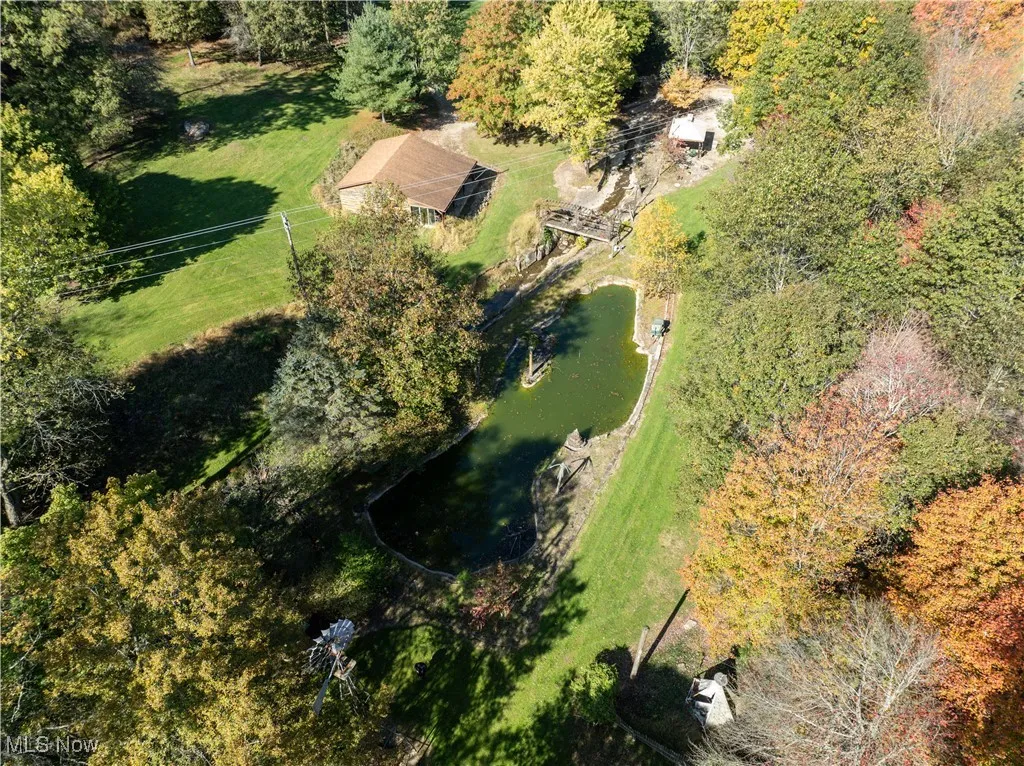 Aerial view of property