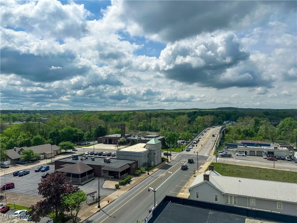 Looking south