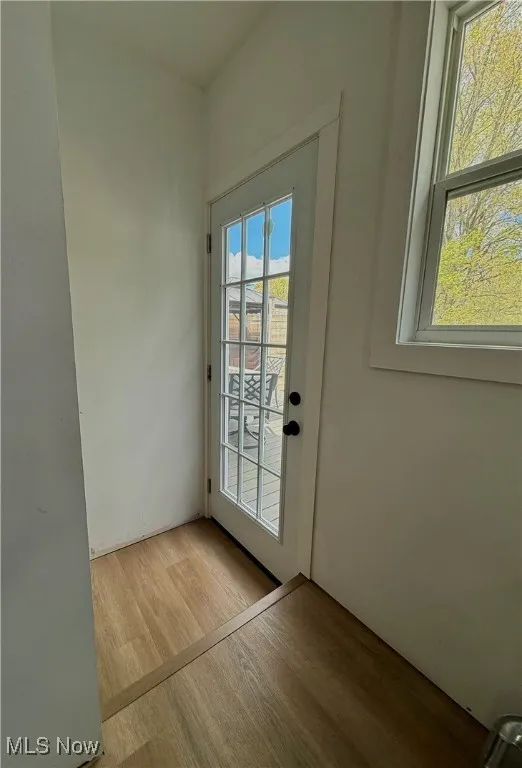 To backyard and deck