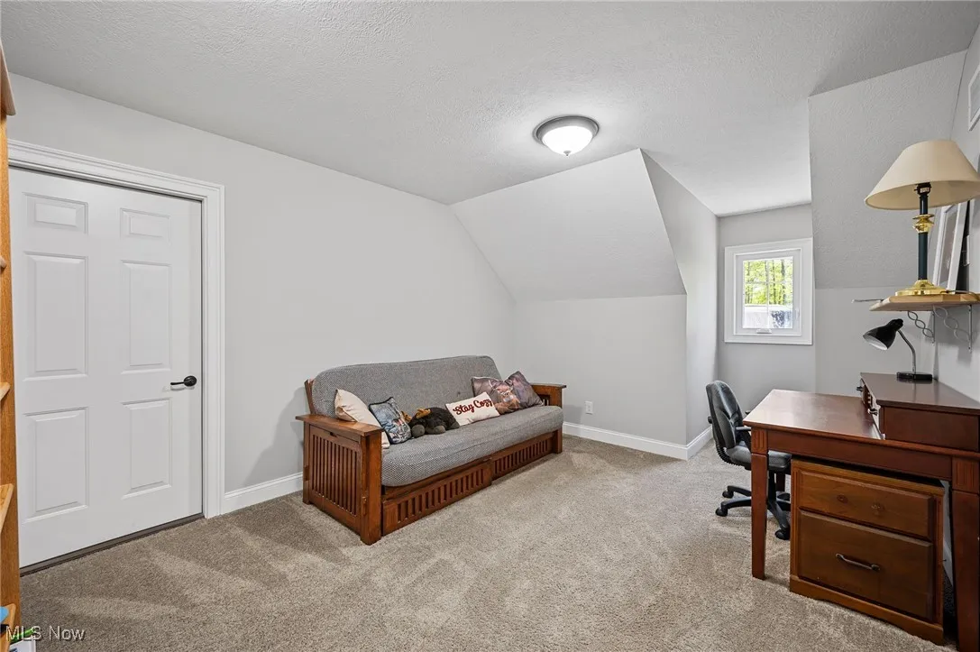 Loft with a closet and walk-in storage