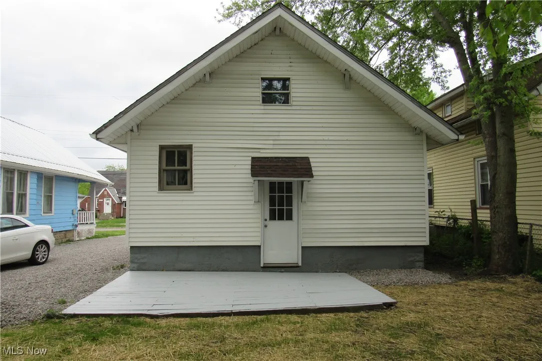 View of back of house