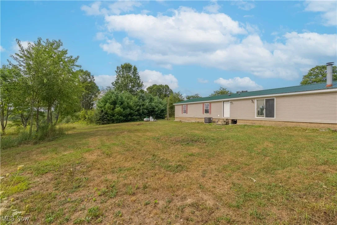 View of grassy yard