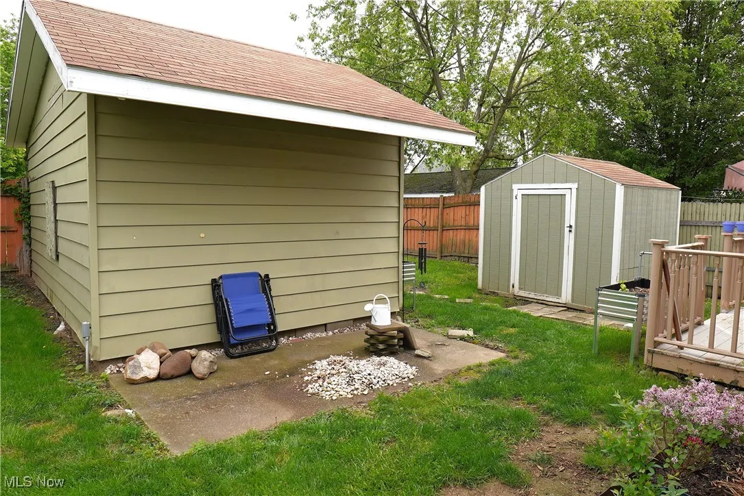 View of shed