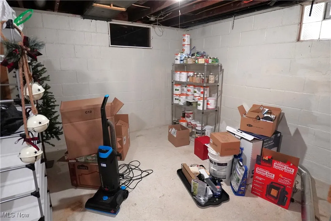 View of basement