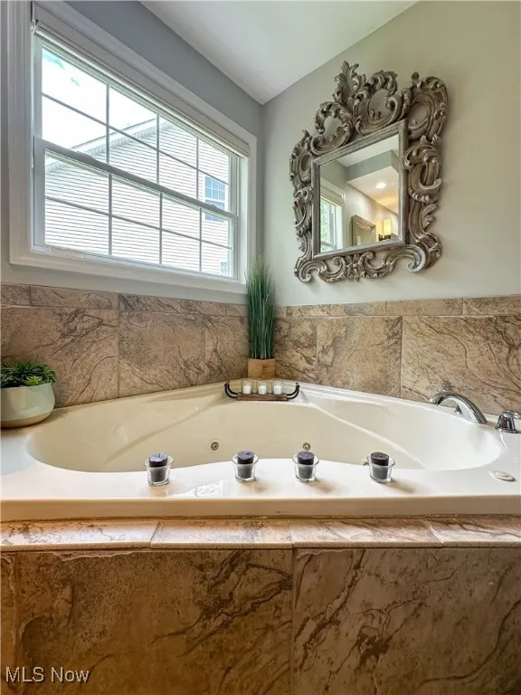 Bathroom with a bath