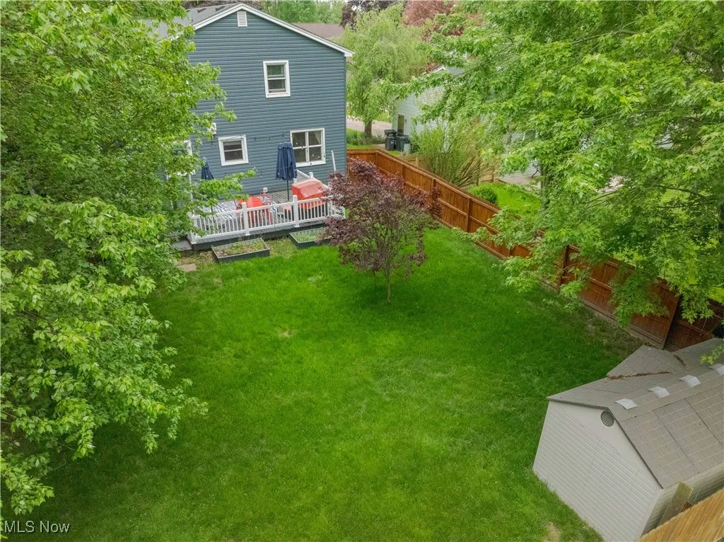 View of back of property