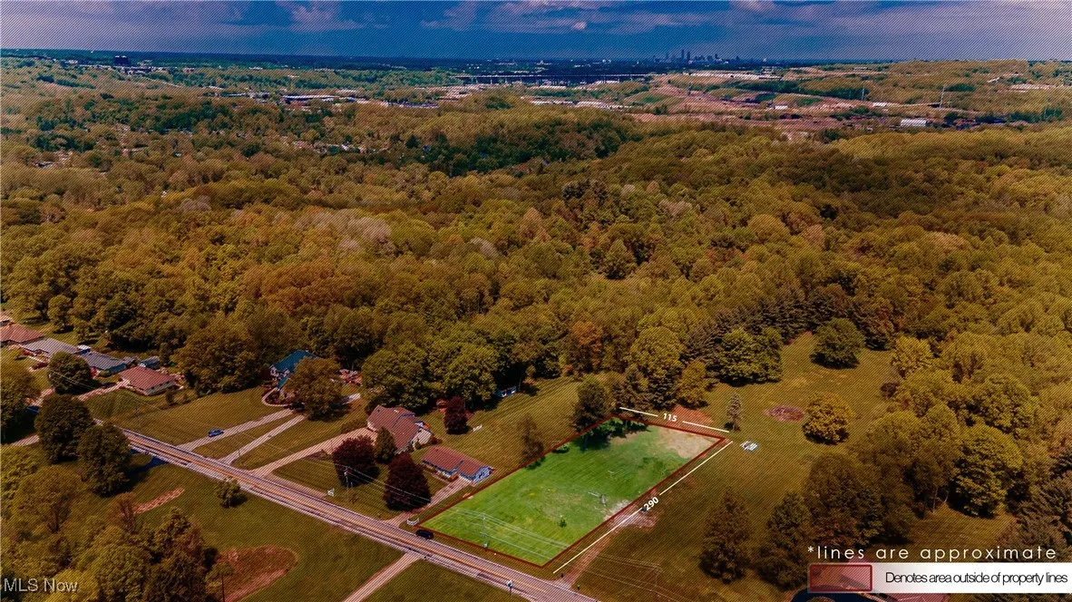 View of property 115'x290'