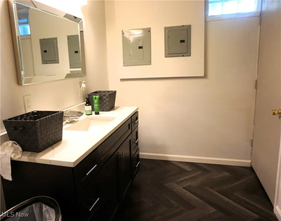 half bath in basement