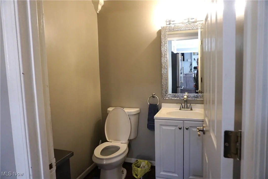 half bath on first floor