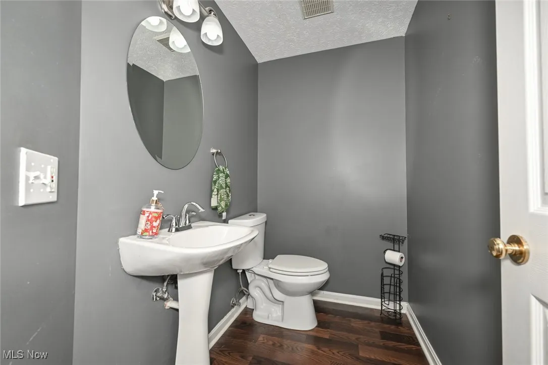 half bathroom main floor