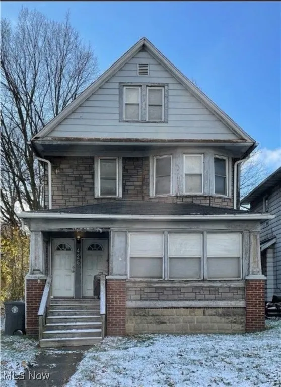 View of traditional style home