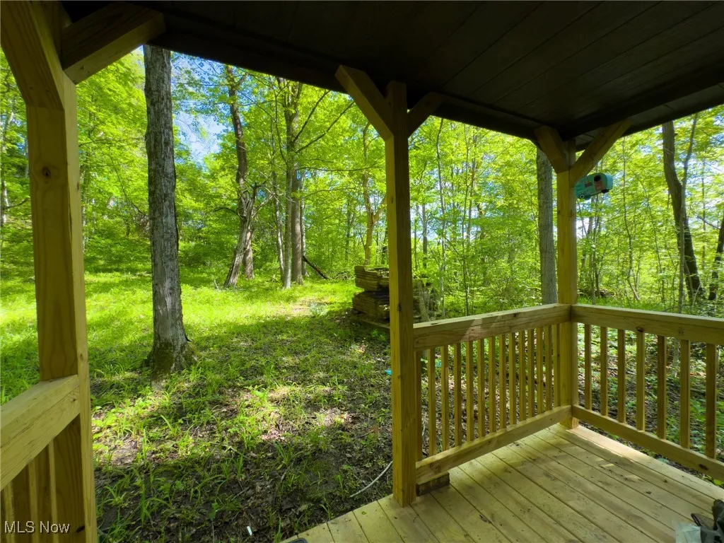 View of deck