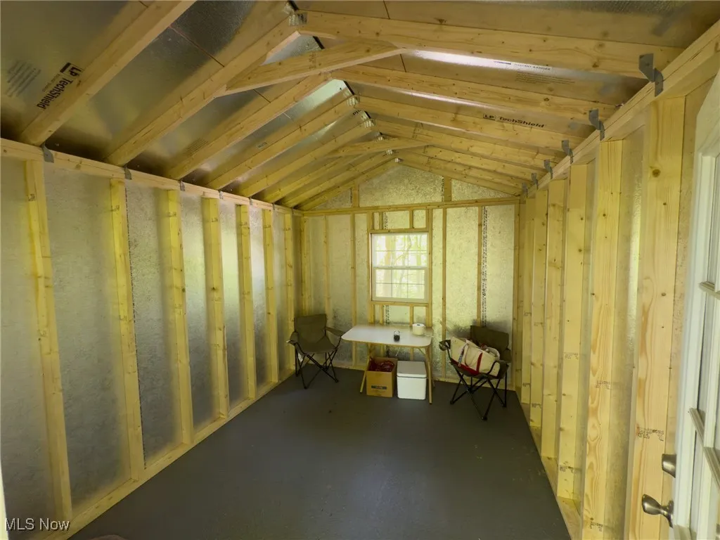 View of storage area