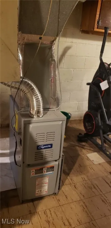 View of utility room