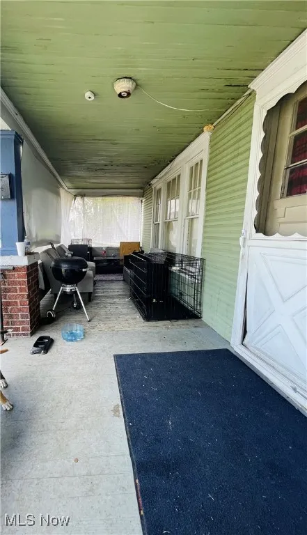 Covered front porch