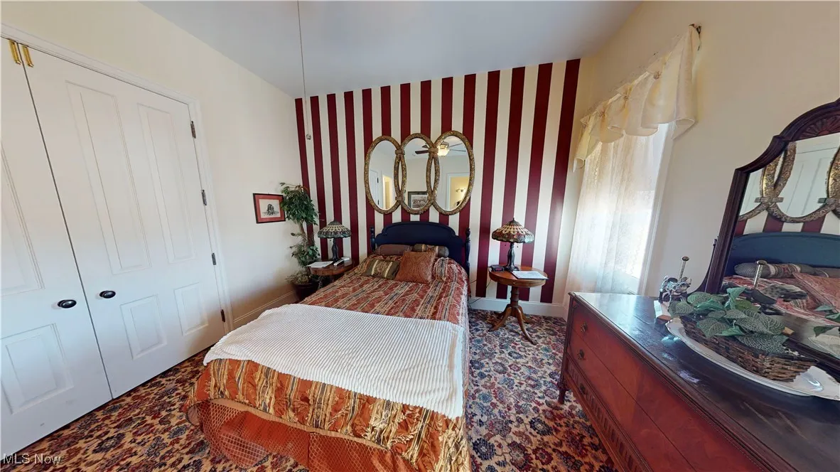 Bedroom featuring a closet