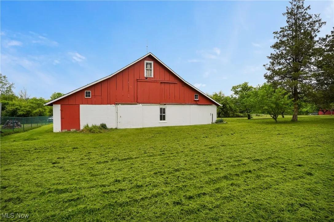 View of barn