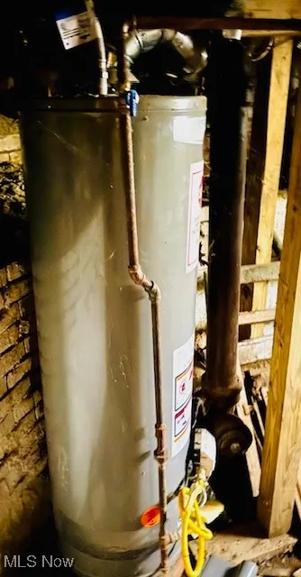 Utilities with gas water heater
