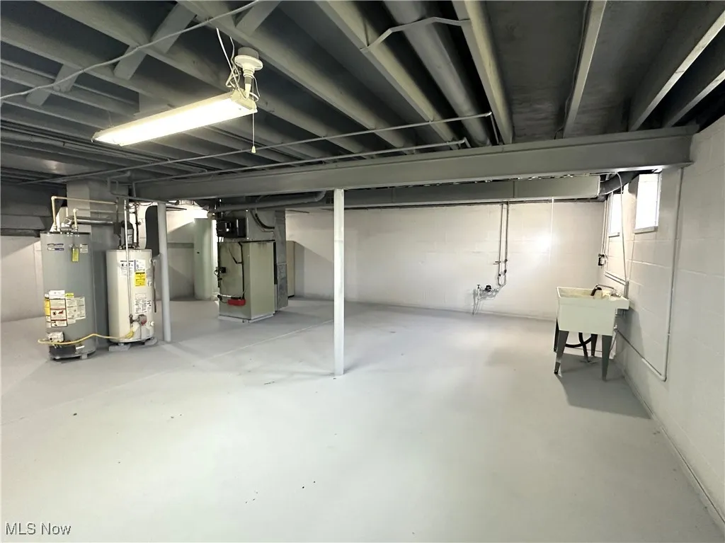 Freshly painted floor, walls, & ceiling