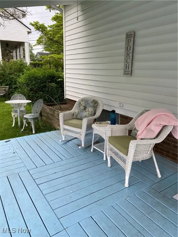 Rear Covered Porch