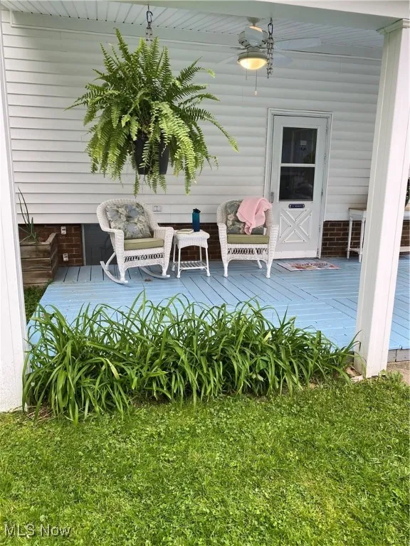 Rear Covered Porch