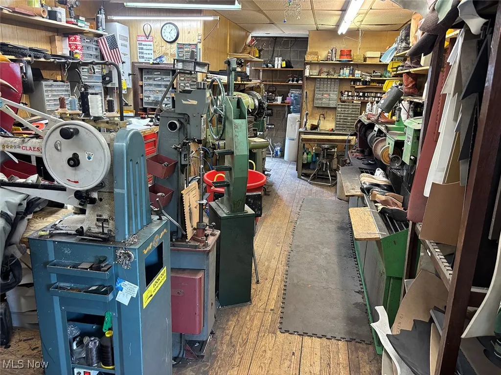 View of storage area