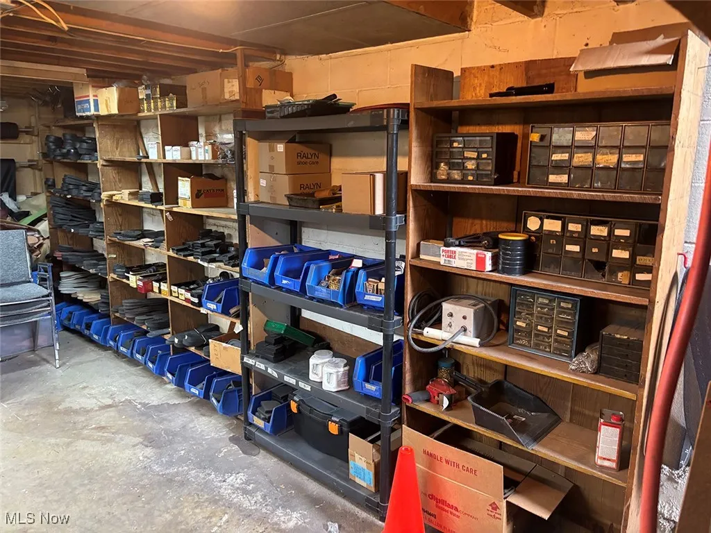 View of storage room