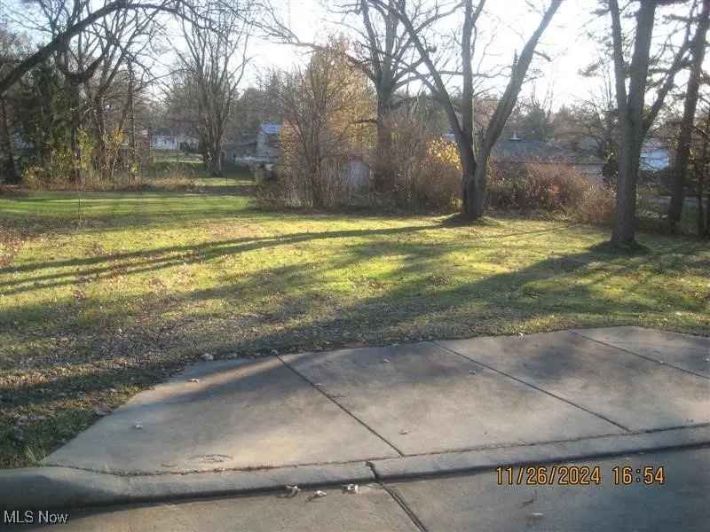 View of lot
