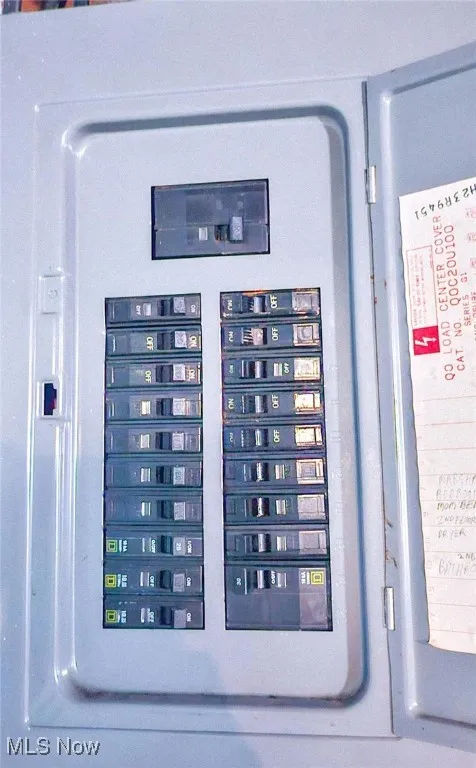 Utility room featuring electric panel