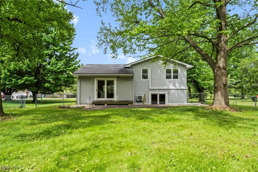 View of rear view of property