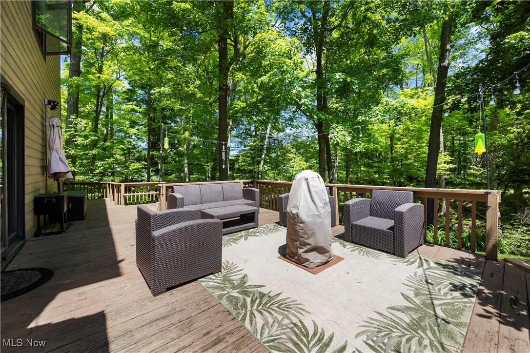 Backyard deck