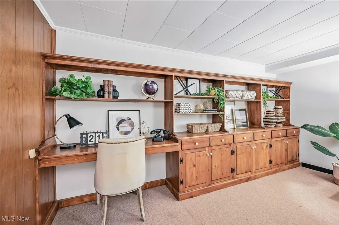 Book Shelves in the Family Room