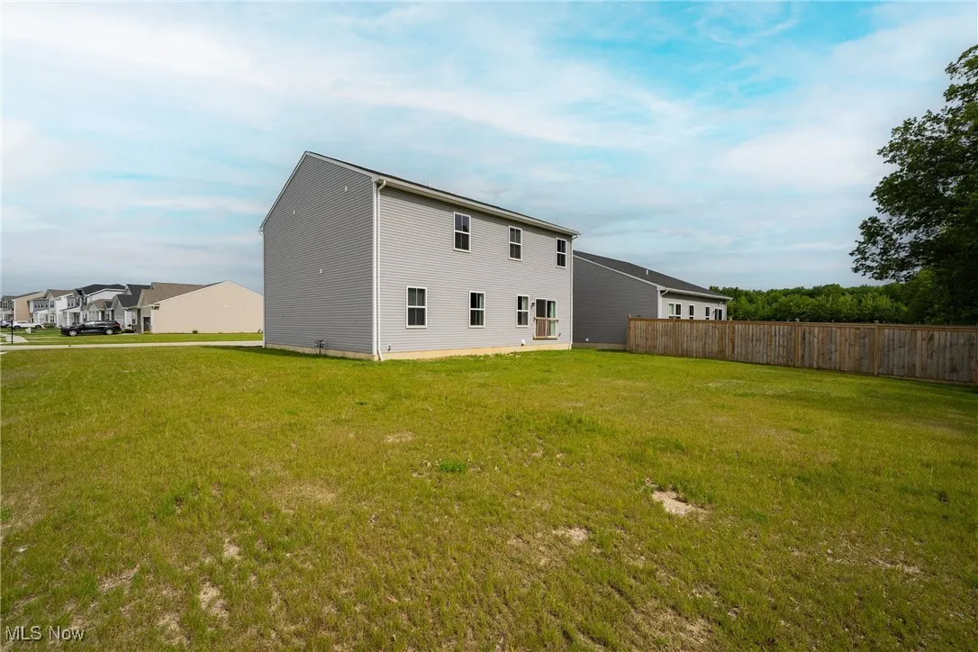 View of back of property