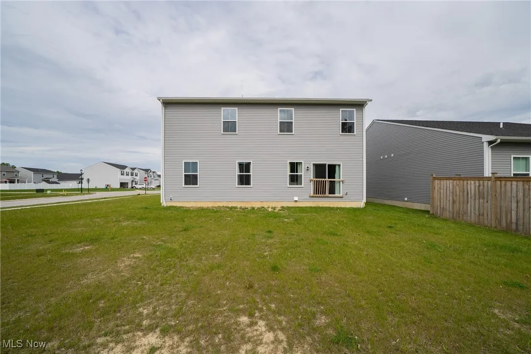 View of back of property