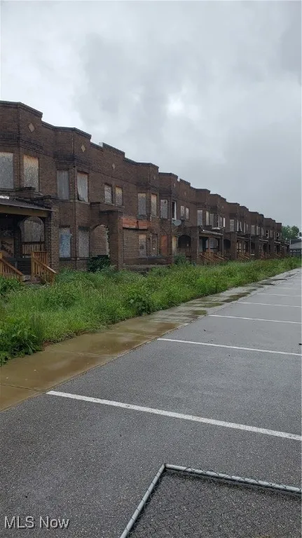 View of uncovered parking lot