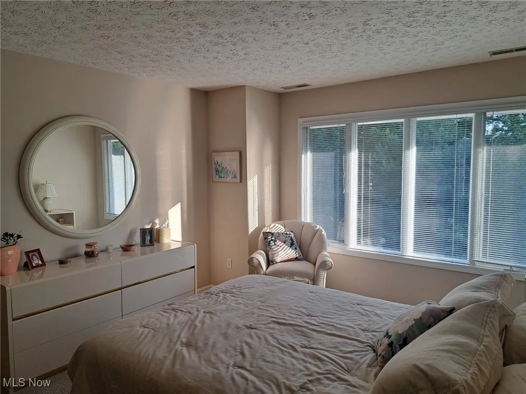 Bedroom featuring multiple windows