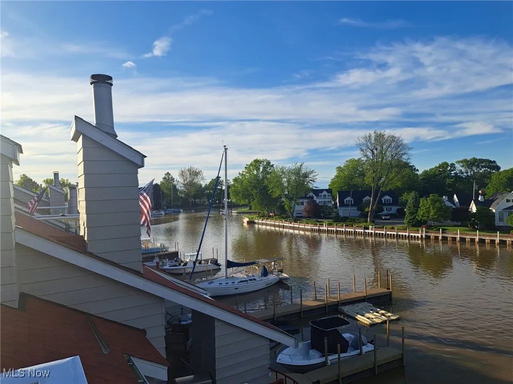 2nd deck patio featuring a water view