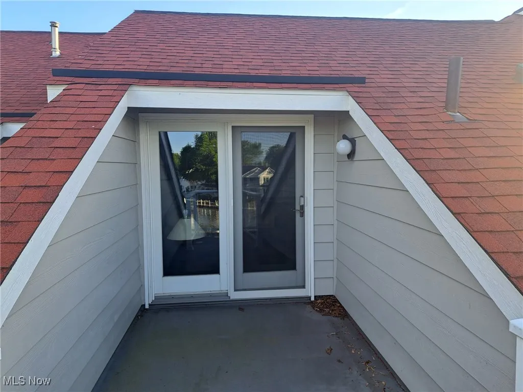 Doorway to patio area
