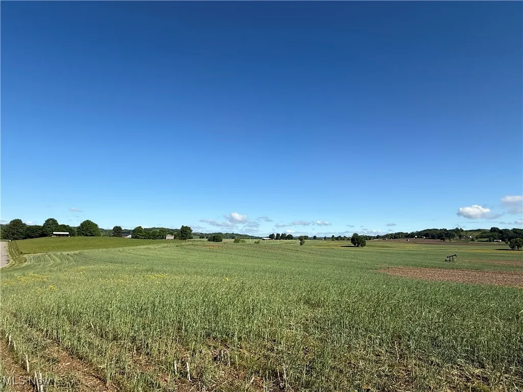 View of grassy yard featuring a view of countryside